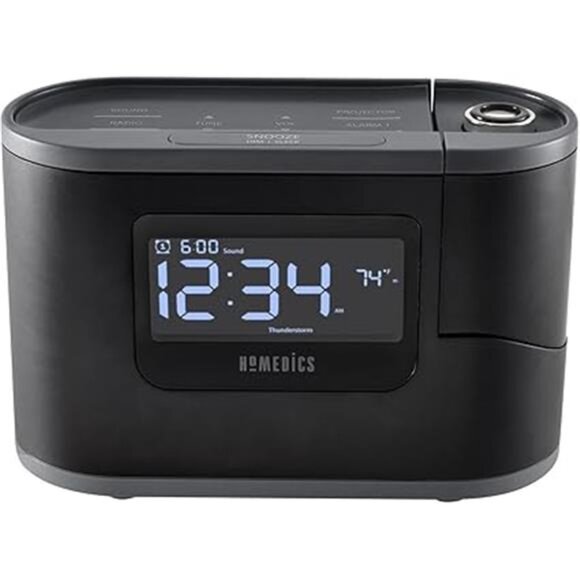 SoundSleep Recharged Alarm Clock & White Noise Sound Machine, 6-in-1 - Picture 8 of 8